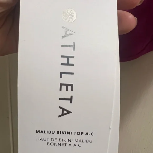 NWT Athleta Malibu Bikini Top - Picture 5 of 5